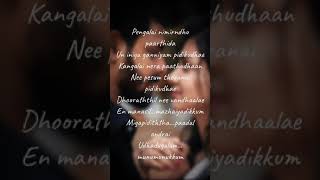 Ondra renda aasaigalwhatsapp status lyrics video [upl. by Dnamra]