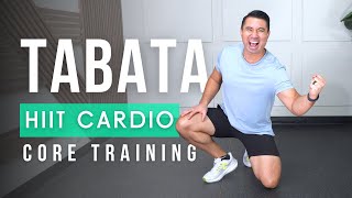 Total Body TABATA Workout Core Training amp Sweaty HIIT Cardio [upl. by Alikam25]