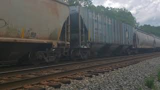 52820 CSX train on Jointed Rail [upl. by Sherye]