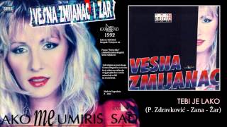 Vesna Zmijanac  Tebi je lako  Audio 1992 [upl. by Sirrom]