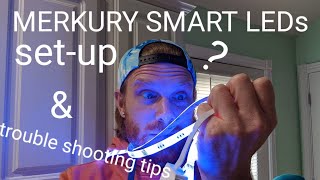 Merkury Smart LED light strip unboxing and how to set up [upl. by Malliw343]