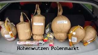 Hohenwutzen Osinów Dolny Polenmarkt Pyroshoppen Shells amp Böller FULL HD [upl. by Northington]