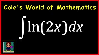 Integral of ln2x ❖ Calculus ❖ Integration By Parts [upl. by Marven]