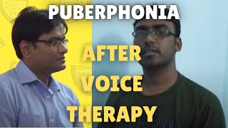 SLP Sanjay Kumar After Puberphonia 8 Day treatment  AIIMS Delhi Alumnus Speech Therapist  India [upl. by Atsilac]