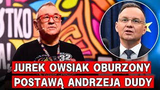 Jerzy Owsiak oburzony postawą Andrzeja Dudy Powinien się wstydzić [upl. by Sedecrem689]