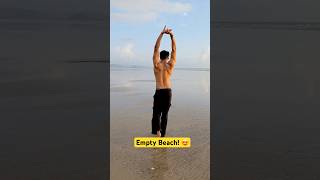 SECRET Empty Beach Near Mumbai 😦🌊 shorts vlog [upl. by Neitsirk]