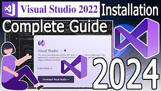 How to Install Microsoft Visual Studio 2022 on Windows 1011 64 bit 2024 Update NET Developers [upl. by Humo]