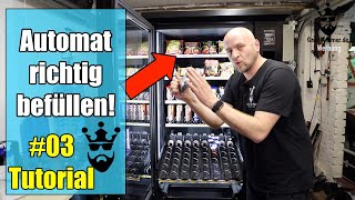 ✅ Spiralen einstellen und Automat richtig füllen Onkel Kramer 03 Tutorial Snackautomaten [upl. by Averi256]