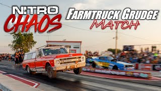 Farmtruck vs Nitro Funny Car Only At NITRO CHAOS  MoKan Dragway  Drag Racing 2024 [upl. by Maire]