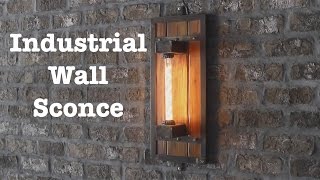 Industrial wall sconces for Escape Brewing  HowTo [upl. by Phil]