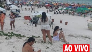 CABO FRIO LOTADA HOJE AO VIVO  PRAIA DO FORTE [upl. by Aiksa]