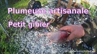 PLUMEUSE ARTISANALE pigeon et petit gibier [upl. by Douglass544]