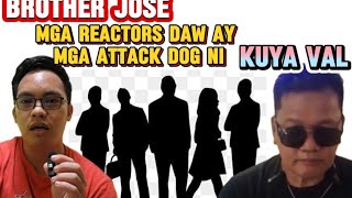 BROTHER JOSE TINAWAG NA TUTA ANG MGA REACTORS NI KUYA VAL [upl. by Lua]