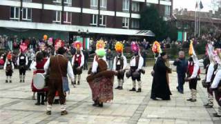 Кукери  Карлово 2011 с Столетово  Kukeri Karlovo BG [upl. by Aleusnoc]