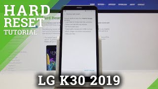 How to Hard Reset LG K30 2019  Factory Data Reset [upl. by Nede]