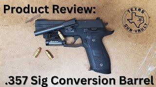 Product Review Factory OEM Sig 357 Barrel Conversion for the P226 [upl. by Alikee]