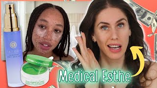 Esthetician Reacts To Model’s Freckle Skincare  Salem Mitchell’s Skincare Routine [upl. by Tisbee]