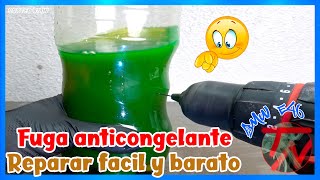 ☑️ Consume ANTICONGELANTE 🌡 Fuga REFRIGERANTE 💧 Reparar por poco dinero [upl. by Ahsinyar]