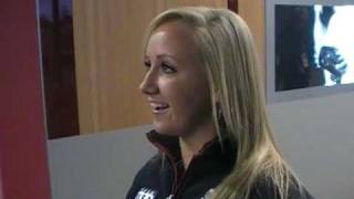 OlympicsOrBust Interview with Nastia Liukin before Ceremony [upl. by Dolora813]