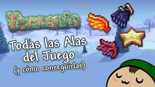 Terraria Todas las Alas del Juego y Cómo Conseguirlas [upl. by Berthe]