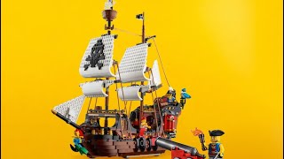 Lego time lapse  pirate ship part 1 [upl. by Nariko]