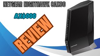 NETGEAR Nighthawk CAX80 AX6000 Cable Modem Router Review [upl. by Drahnreb]