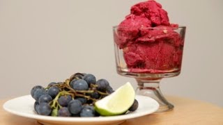 GRAPE AMBROSIA SORBET RECIPE [upl. by Leonteen]