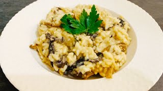 Risotto champignon à lItalienne 🤗💯👌 Recette risotto SUPER bonne [upl. by Guttery289]