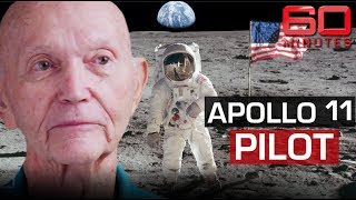 Apollo 11’s ‘third astronaut’ reveals secrets from dark side of the moon  60 Minutes Australia [upl. by Acirem133]