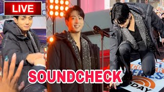 🔴SOUNDCHECK JUNGKOOK en NEW YORK CONCIERTO EN VIVO🥳 jungkook [upl. by Retxed]