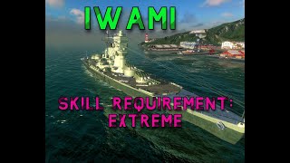 New Shipyard BB in World of Warships Blitz The tier 9 IJN Iwami [upl. by Nabla338]