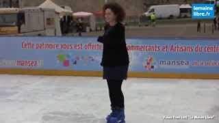 Notre journaliste teste la patinoire place des Jacobins [upl. by Aehsat]