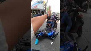 How to React in a Motorbike Accident Lessons from a Chaotic Collision [upl. by Helfand]