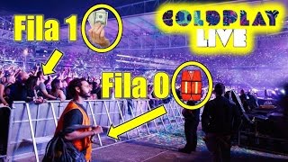 Entraron a concierto de Coldplay sin boletos sólo usando un chaleco 😉 🎶 [upl. by Anwat]