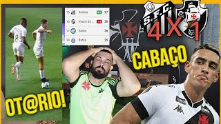 🚨TIME PERDEU A CABEÇA O FUTEBOL E CAIU DE 4 PARA O SANTOS NA VILAPÓSJOGO SANTOS 4X1 VASCO [upl. by Enylodnewg]