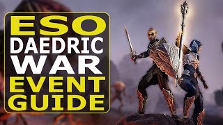 ESO Daedric War Celebration Event Guide  New PET and SKIN 2022 [upl. by Roch]