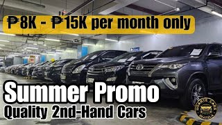 Second Hand Cars Summer Promo 2024  SUV at Kotse 15k lang a month  Used Cars Philippines [upl. by Mikol38]