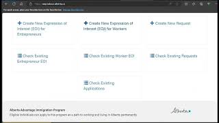 How To Apply Worker Expression Of Interest Under Alberta Advantage Immigration Program AAIP Online [upl. by Fancy357]