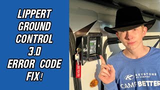 Lippert Ground Control 30 Leveling System Error Code Fix [upl. by Granny]