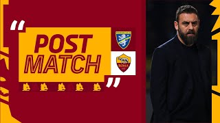 “Due tempi diversi molto meglio nel secondo tempo”  DANIELE DE ROSSI AL TERMINE DI FROSINONEROMA [upl. by Arianna989]