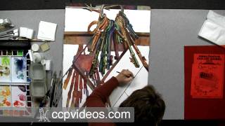 Critiquing and Finishing a Watercolor Painting Keyless Entry with Linda Baker [upl. by Assilla]