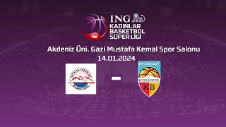 Antalya Büyükşehir Belediyespor Toroslar Basketbol  Melikgazi Kayseri Basketbol ING KBSL 20Hafta [upl. by Gasparo]