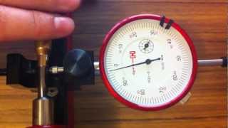 Hornady LockNLoad Concentricity Gauge correcting bullet runout [upl. by Alyks]