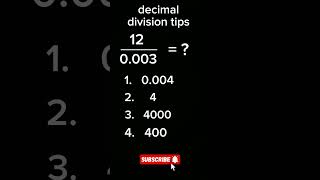 Dividing decimal numbers 💯✔  division decimal in easy way  bit maths usa maths [upl. by Eelannej]