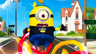 Villain Fan Stuart minion in Despicable Me minion rush Train Station room [upl. by Hassin]