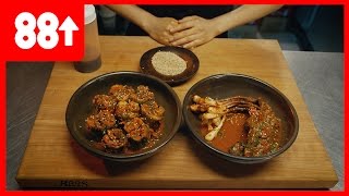 Making Modern Kimchi and Stuffed Cucumbers OiSobagi  Seoulfood [upl. by Salahcin]