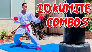 10 KUMITE COMBOS amp STRATEGIES 🥋⛩  by Jason Leung [upl. by Margreta]