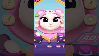 My Melody Makeover  My Talking Angela 2 shorts mytalkingangela2 cosplay [upl. by Kwasi]