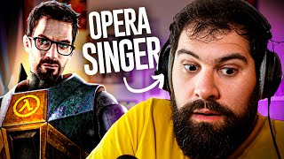 Opera Singer Reacts to Black Mesa Xen Alien  HalfLife [upl. by Tabbi]