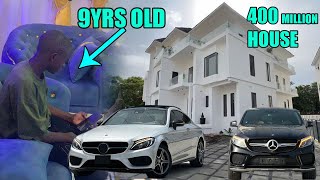 9yrs Old Nigerian Billionaire Yahoo Boy That Set The Internet On Fire  His New House [upl. by Elder]